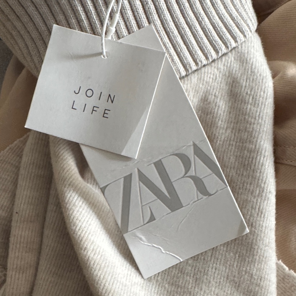 NWT Zara Sleeveless Turtleneck Sweater - Cream - Picture 7 of 9